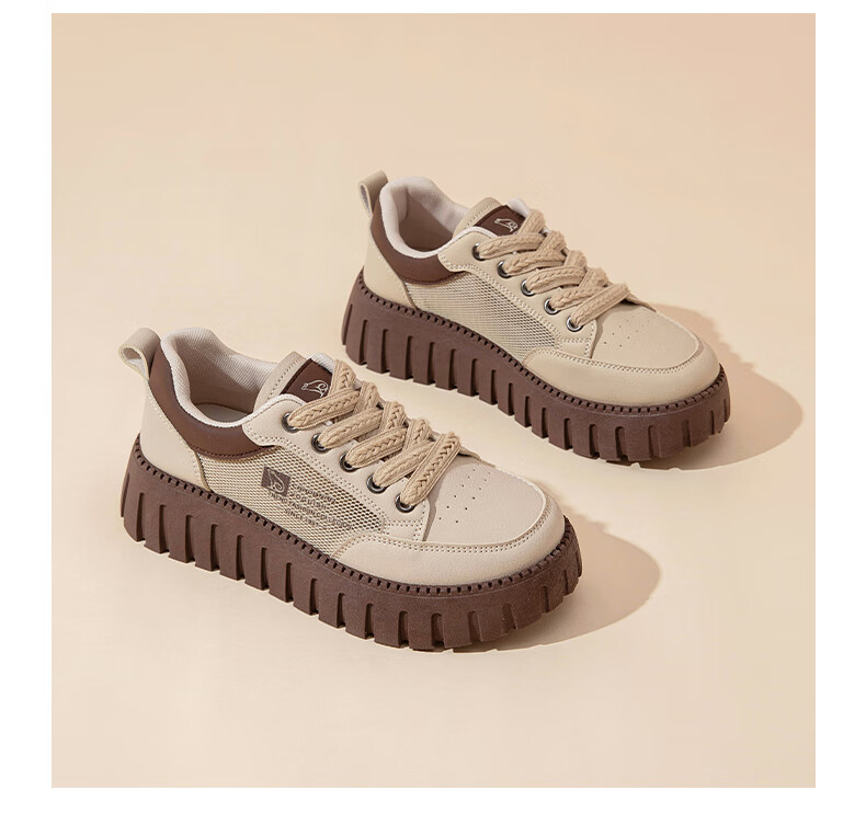 CARDANRO Women's Casual Shoes, 2025 New Thick-Soled Mesh Sneakers, Spring And Summer Women's Shoes, Small Size Breathable Comfortable Versatile Sports Shoes 11