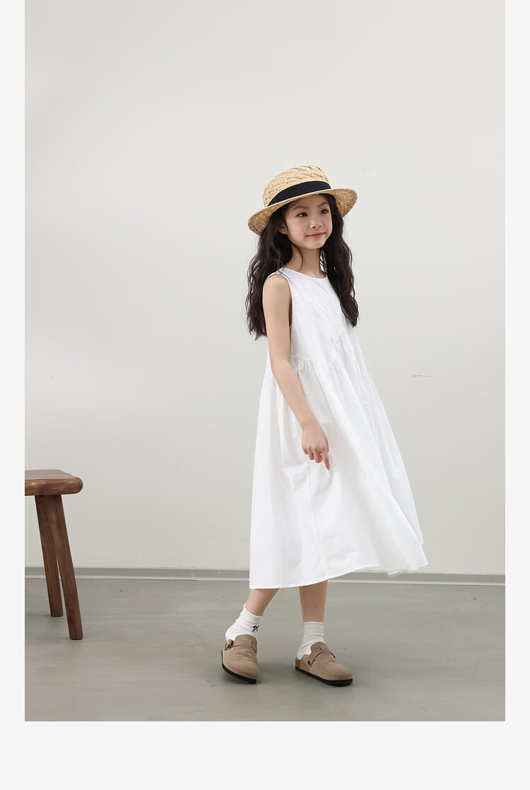 LUSON Chen Da Zhu Children's Clothing, Girls' Summer Dress, New Style for 2025, Korean Fashion, Stylish Children's Thin Sleeveless Dress 10