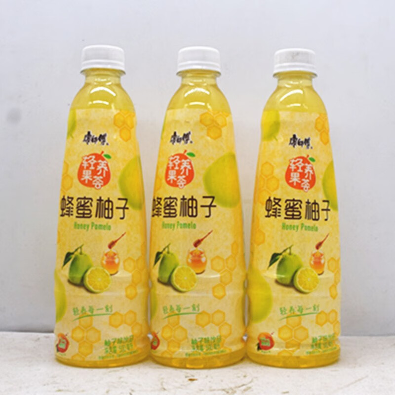 康师傅蜂蜜柚子茶夏季茶饮品饮料蜂蜜柚子500ml5瓶蜂蜜柚子8瓶水蜜桃7