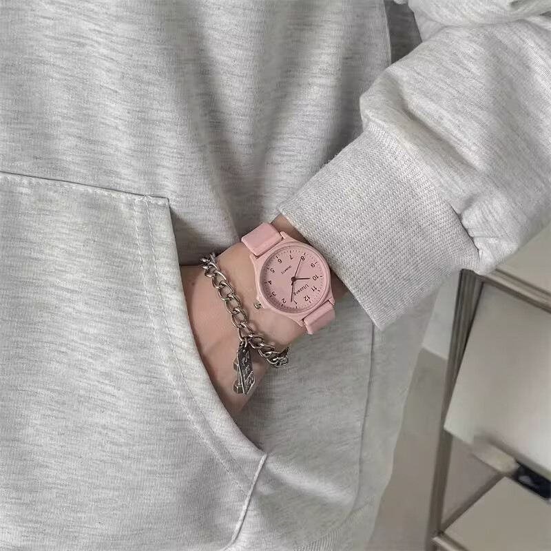 GEORGCOUNT Stylish College Style Women's Watch 2025 New Model Silent Waterproof Quartz Watch for High School and Middle School Students Exam Use 26