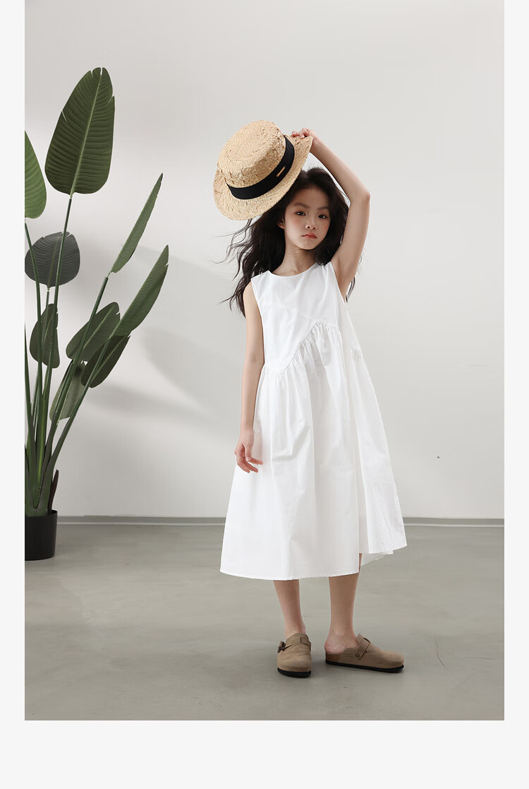 LUSON Chen Da Zhu Children's Clothing, Girls' Summer Dress, New Style for 2025, Korean Fashion, Stylish Children's Thin Sleeveless Dress 17