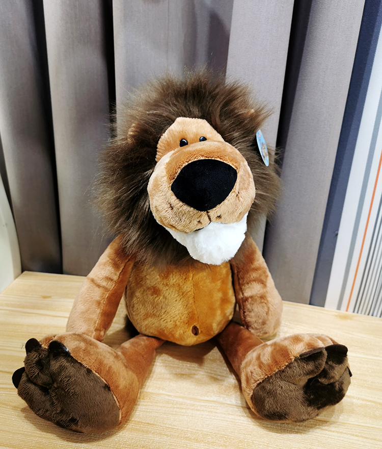 非洲长毛狮子公仔丛林动物毛绒玩具男孩玩偶陪伴布娃娃礼物弭黎 猴子