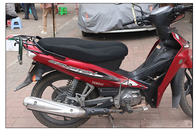 宗申神韵zs110-9s弯梁摩托车坐垫套3d蜂窝网状防晒透气座包套座套