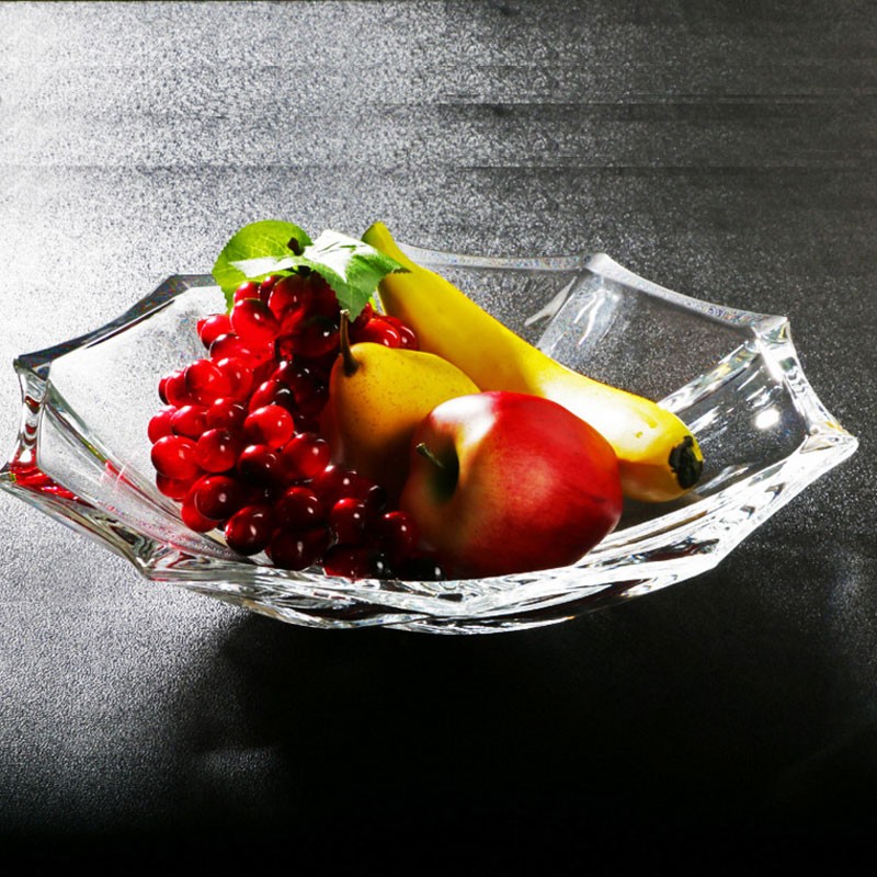 摆件带盖糖果盘干果盘零食水果盘时尚珐琅 款式五:金边卡里索高脚款