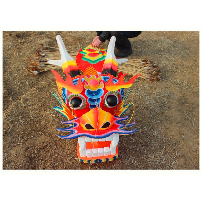 大型立体龙头蜈蚣风筝手绘龙头蜈蚣风筝立体风筝外事礼品手工制作30cm