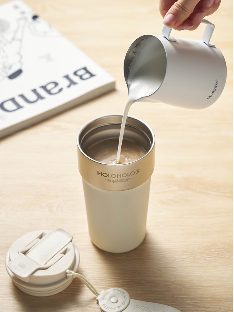 HOLOHOLO 316L Stainless Steel Insulated Coffee Mug, Stylish Gift for Men And Women, Mid-Autumn Festival Essential, Water Bottle for Children And Students 4