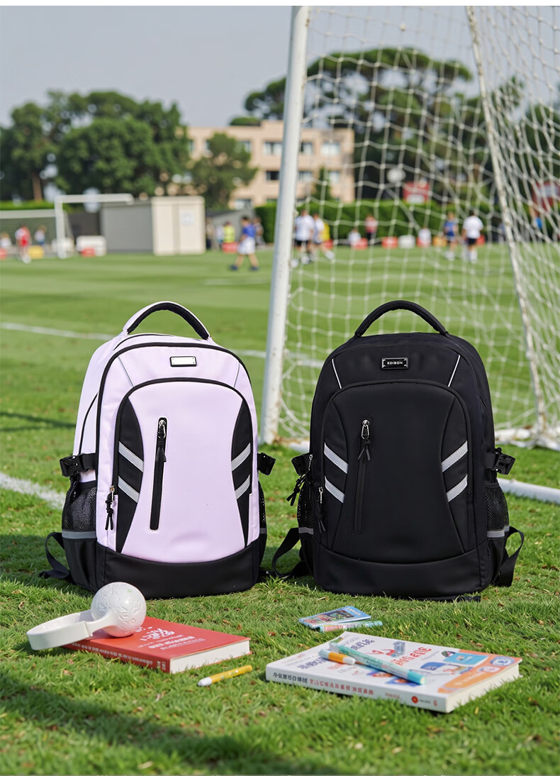 Edison Middle School Student Backpack for Boys, Spine Protection, Weight Reduction, Anti-Drop, Water-Resistant, Large Capacity, Reflective Backpack 2509-1 10