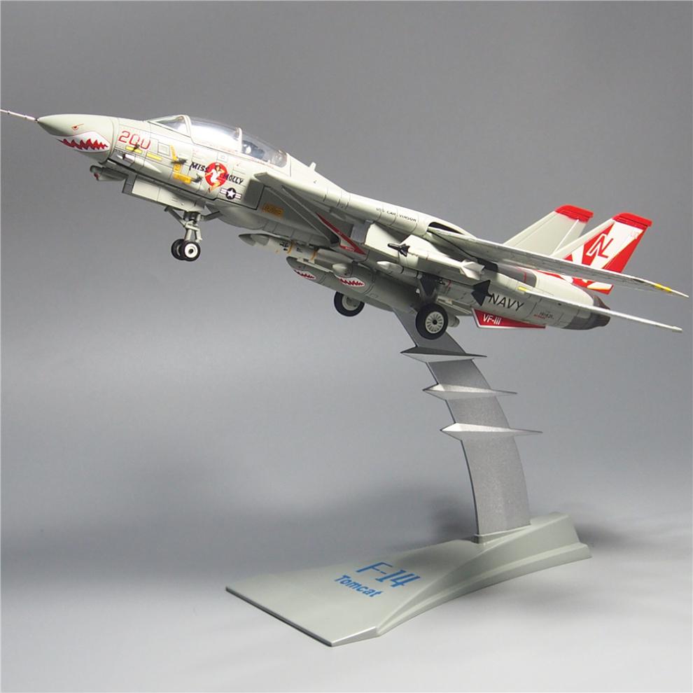 f14雄猫舰载机模型 1/72f14a雄猫战斗机模型合金仿真飞机美国海军舰载