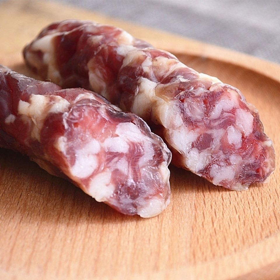 利妙财风客家咸味腊肠香肠土猪肉纯肉肠江西特产无淀粉肉肠 一斤咸味