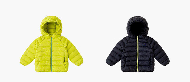 Dudu Kids Lightweight Down Jacket New Year Boys Girls Warm Winter Coat Baby Black Size 90 7