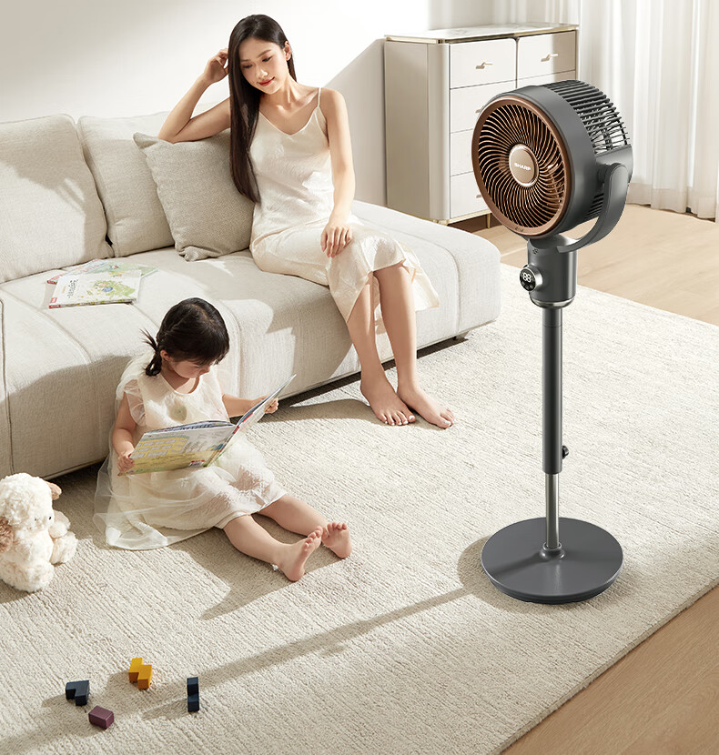 Xiapu Fengjingling Air Circulation Fan, Electric Fan, Floor Fan for Home And Bedroom Use, High Wind Power, Quiet Operation, Self-Cleaning, First-Class Energy Efficiency, Oscillating Electric Fan PJ-CD433A 14