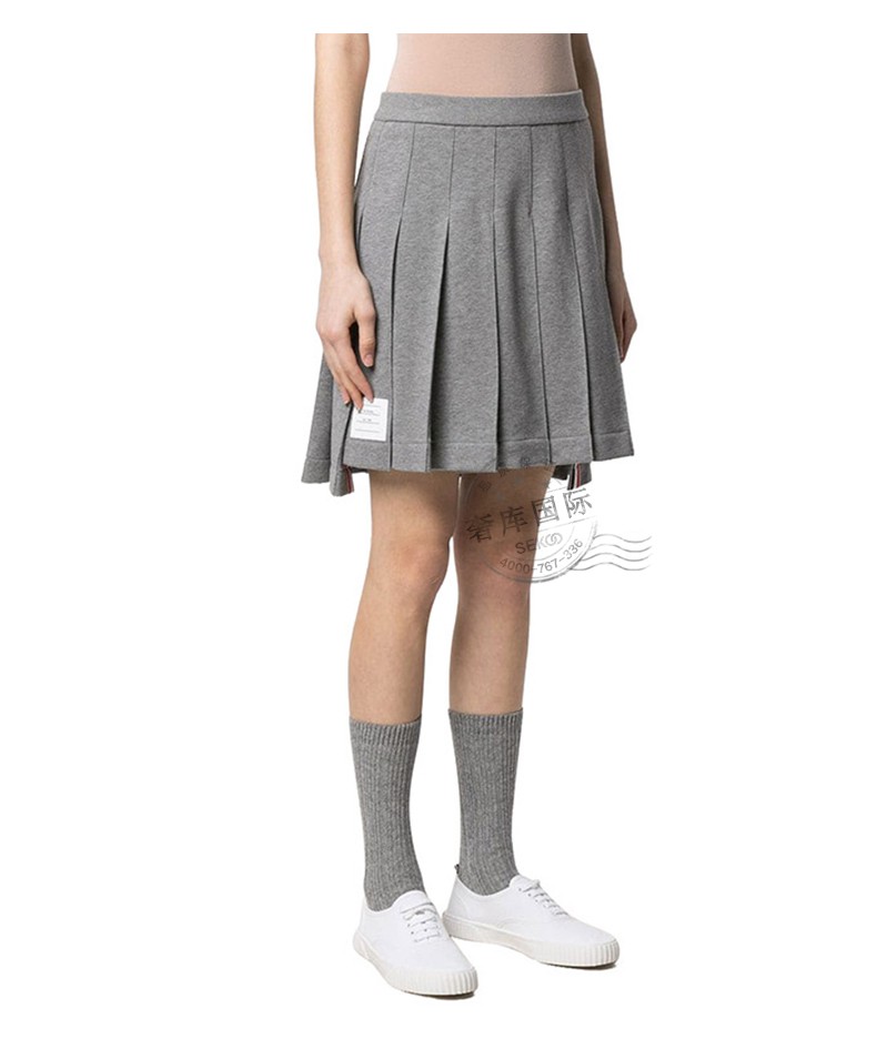 thombrowne汤姆布朗女裙休闲百褶短裙fjk053a06931415海军蓝36