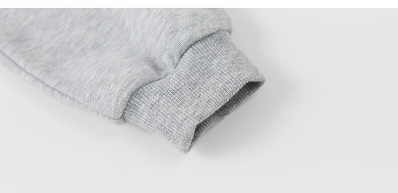 Papa Glutinous Rice Cotton Children's Sweatshirt, Boys And Girls Casual Top, Floral Gray, Size 110 22