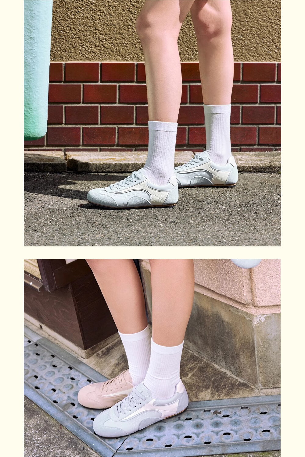 TOOMANYSHOES Casual Flat Forrest Gump Shoes Retro Running Shoes Training Shoes Women's Shoes, Zuoyan Coffee, Green, Size 38 9