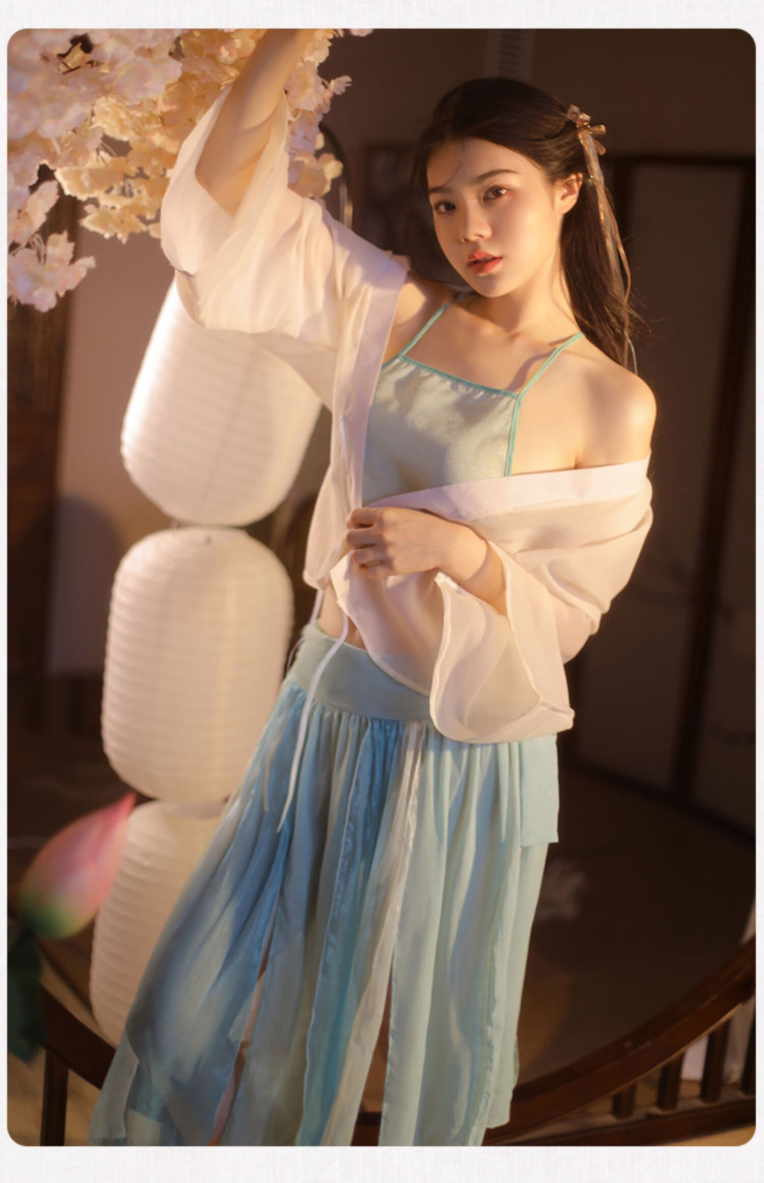 谜姬官方品牌 情趣内衣汉服制服诱惑性感小胸服装古装睡衣激情套装