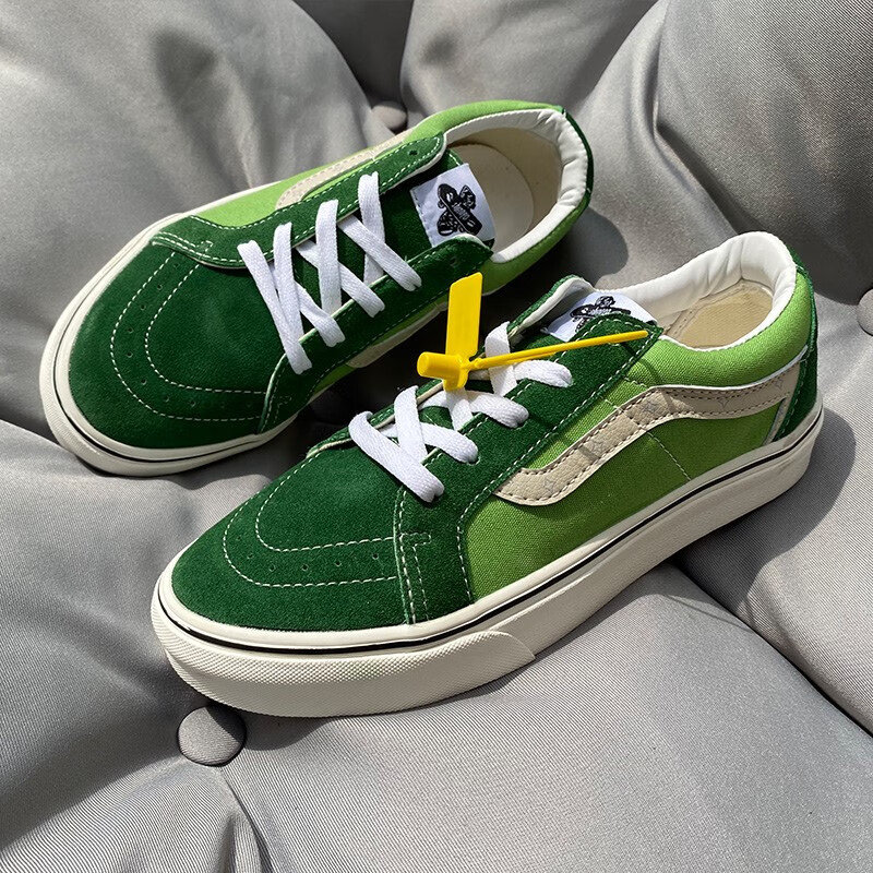 万斯(vans)女鞋帆布鞋男夏季牛油果绿草绿低帮复古百搭休闲男鞋板鞋