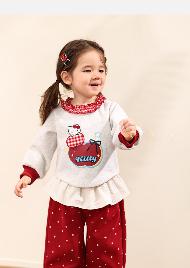 LUSON Little O Dad Baby Girl Sweatshirt Autumn Outfit 2025 New Cartoon Long Sleeve Baby Clothes 21