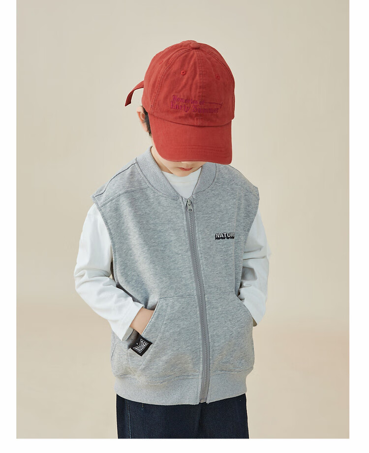 Duoduojia Baseball Vest, Children's Spring And Autumn Style 2026, Boys' Casual Sports Vest, Sleeveless Jacket for Older Childre 25