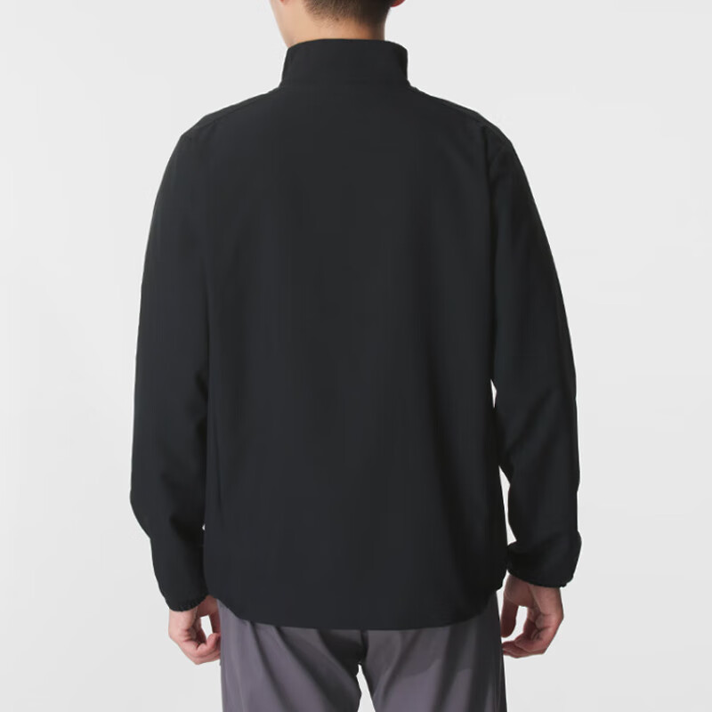 NIKE Men's Woven Jacket, Trendy And Fashionable, Comfortable And Versatile, HV0395-010 Black And White, Size M 2