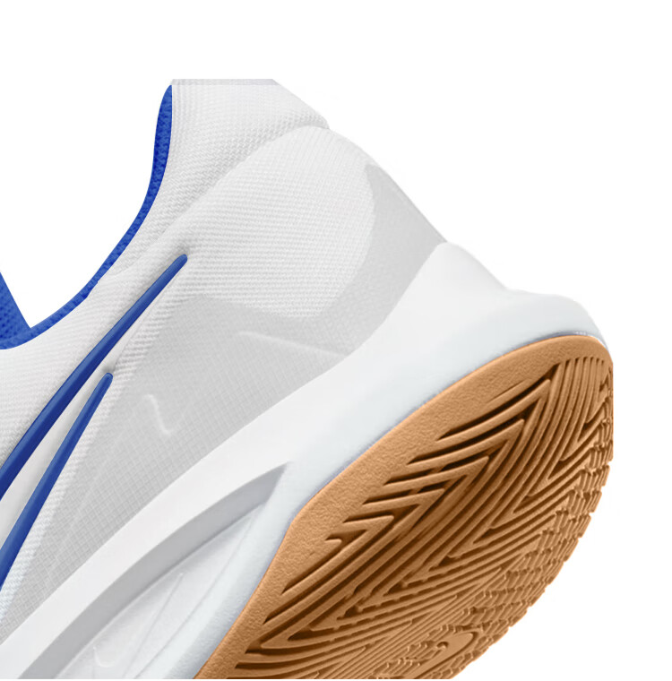 NIKE Men's Basketball Shoes, PRECISION VI Low-Top Sneakers, HV1796-141, White, Size 44 4