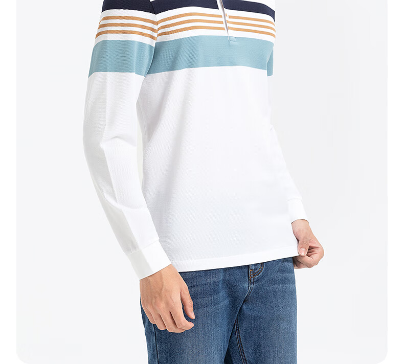 Langdeng [Non-Deforming Collar] Long Sleeve Polo Shirt Men Langdeng 2025 Spring Autumn New Business Casual Men's Collared T-Shirt 21
