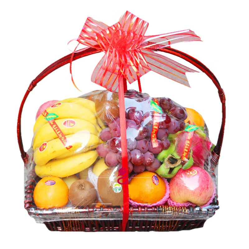百世今生鲜花新鲜水果篮送礼新年生日鲜花篮礼品探望病人慰问配送同城