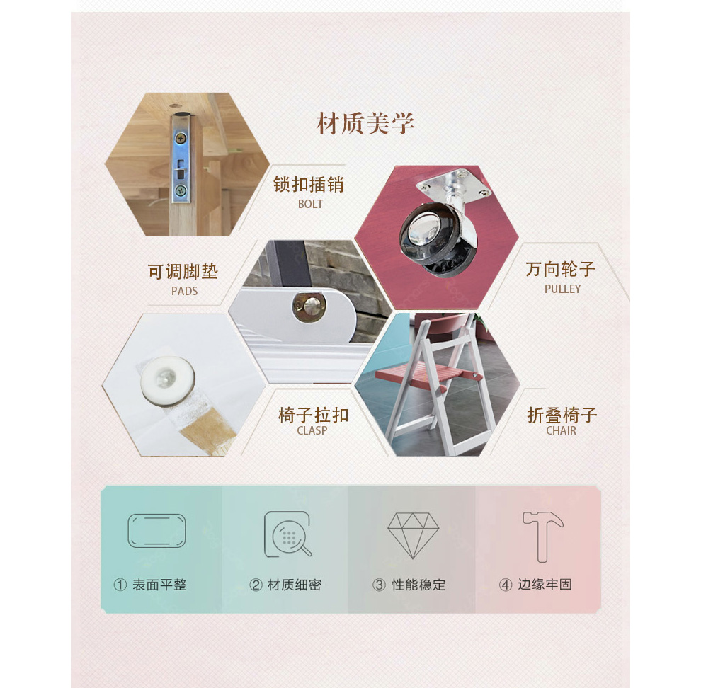 伸缩餐桌北欧小户型家用电磁炉饭桌椅组合定制藕粉色13m不带电磁炉单
