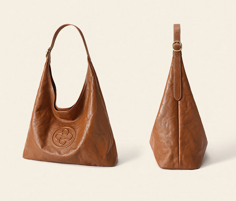 CASSILE [Celebrity Style] Cassile Tote Bag for Women, Vegetable-Tanned Leather, Large Capacity Hobo Bag, 520 Gift 31