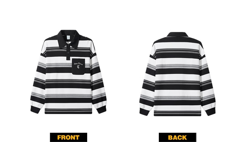 CABBEEN [Textured Striped] Men's Sweatshirt with Creative Patchwork Pocket Design, Skin-Friendly And Breathable Autumn Long-Sleeve Sweatshirt 11