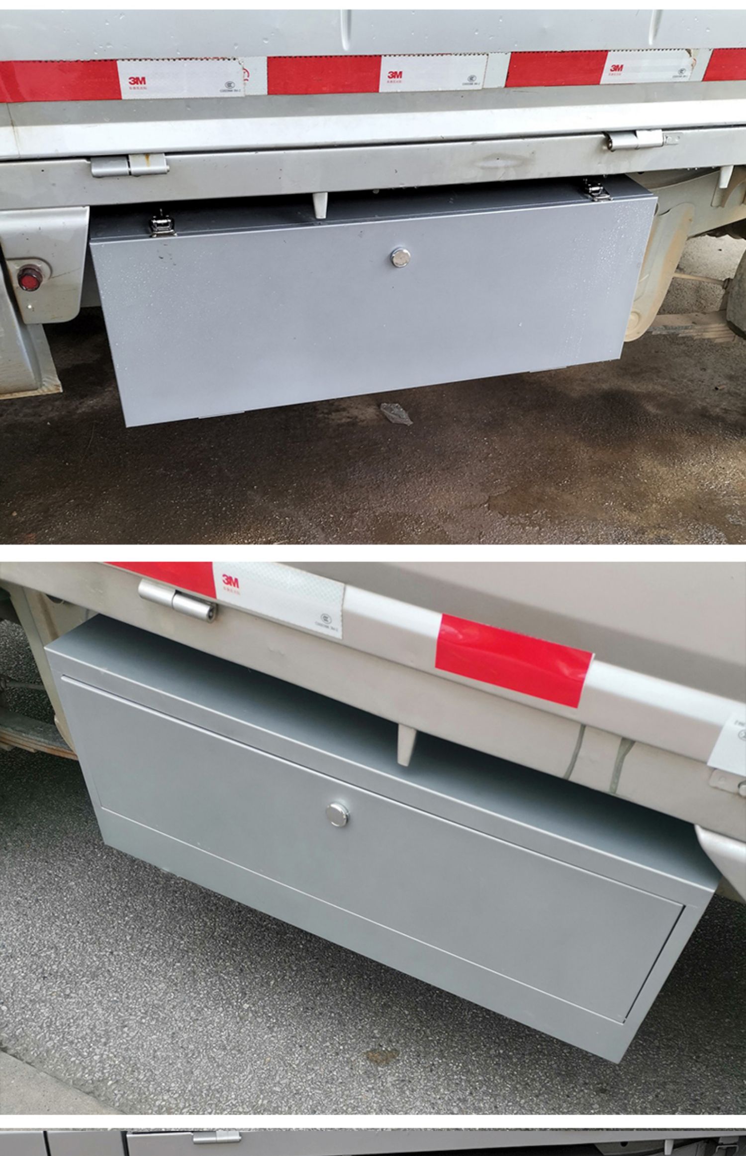 荣光新卡小卡工具箱东风轻卡车载加大储物箱不锈钢防水工具箱 小卡
