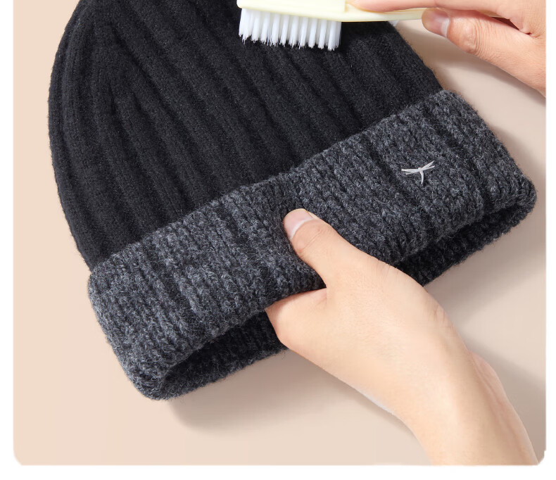 Red Dragonfly Men's Winter Knitted Warm Wool Blend Beanie Hat Windproof Cold-Resistant Fleece-Lined Cap 6
