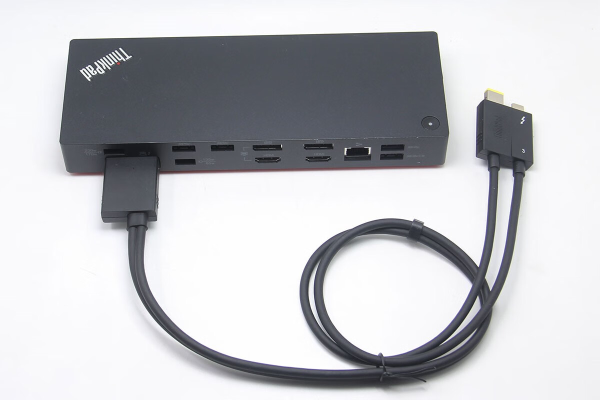 原装thinkpad p系列工作站雷电3扩展坞40an dk1841 dc供电230w 扩展坞