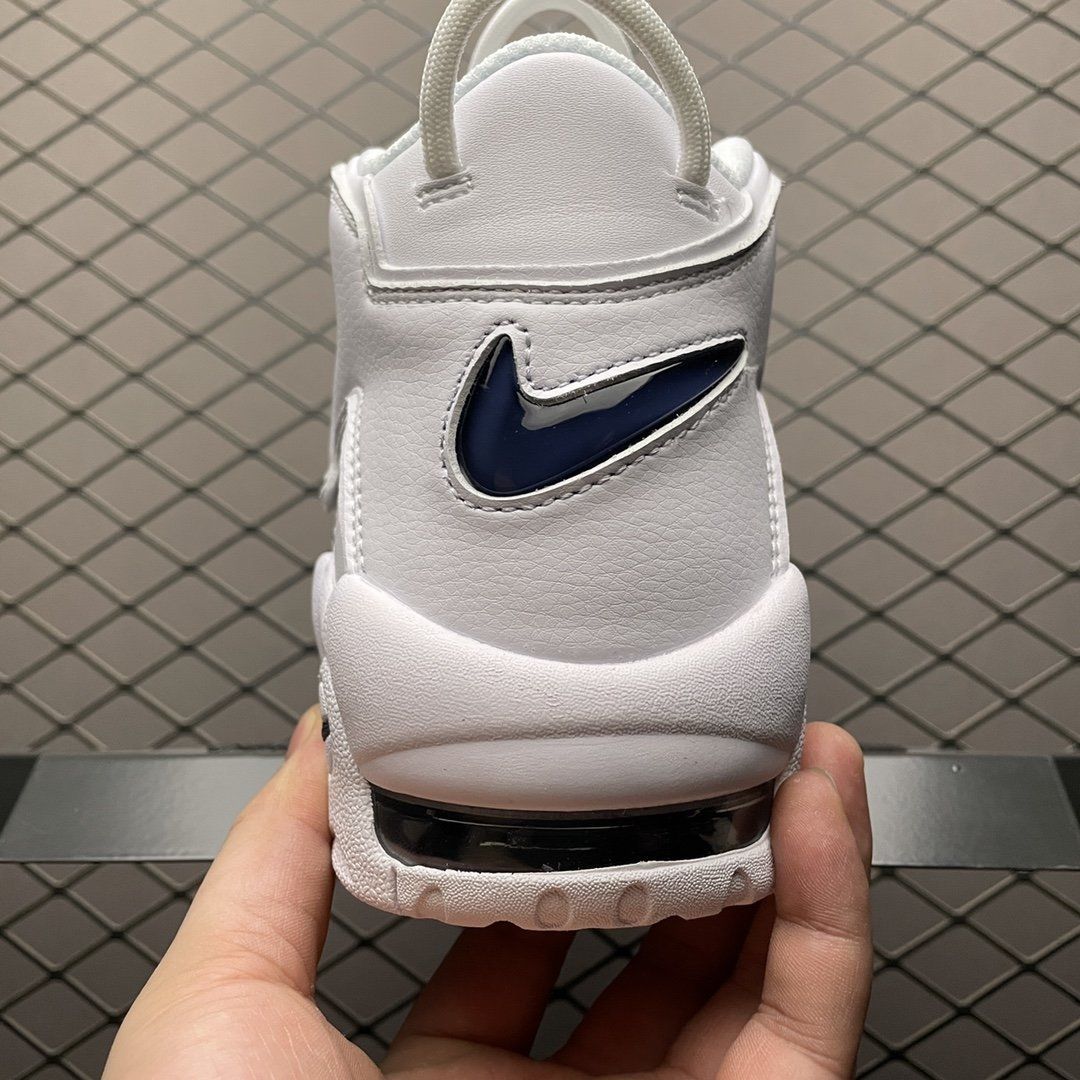 air more uptempo 大air皮蓬复古气垫缓震中帮男女文化篮球鞋 纯白 36