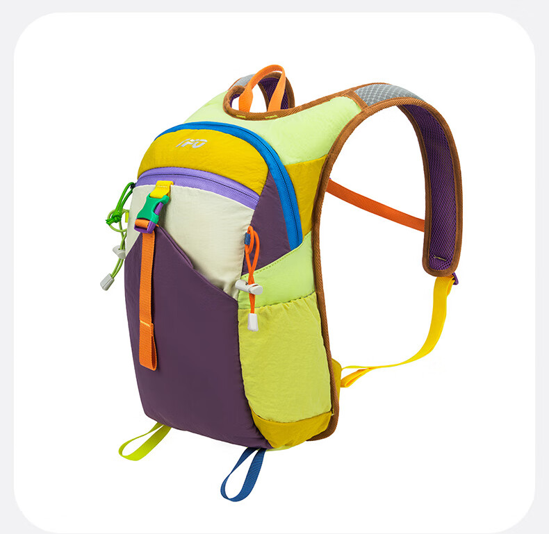 TFO 6th Generation Kids Outdoor Backpack Lightweight Travel School Bag Double Shoulder A9202515 Colorful 10L 7