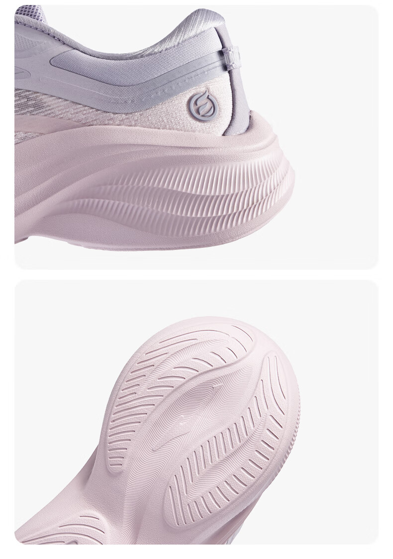 ERKE Running Shoes, Entry-Level Jogging Shoes, Breathable Mesh Sports Shoes, Shock-Absorbing Wear-Resistant Women's Sneakers, 52125303184 6
