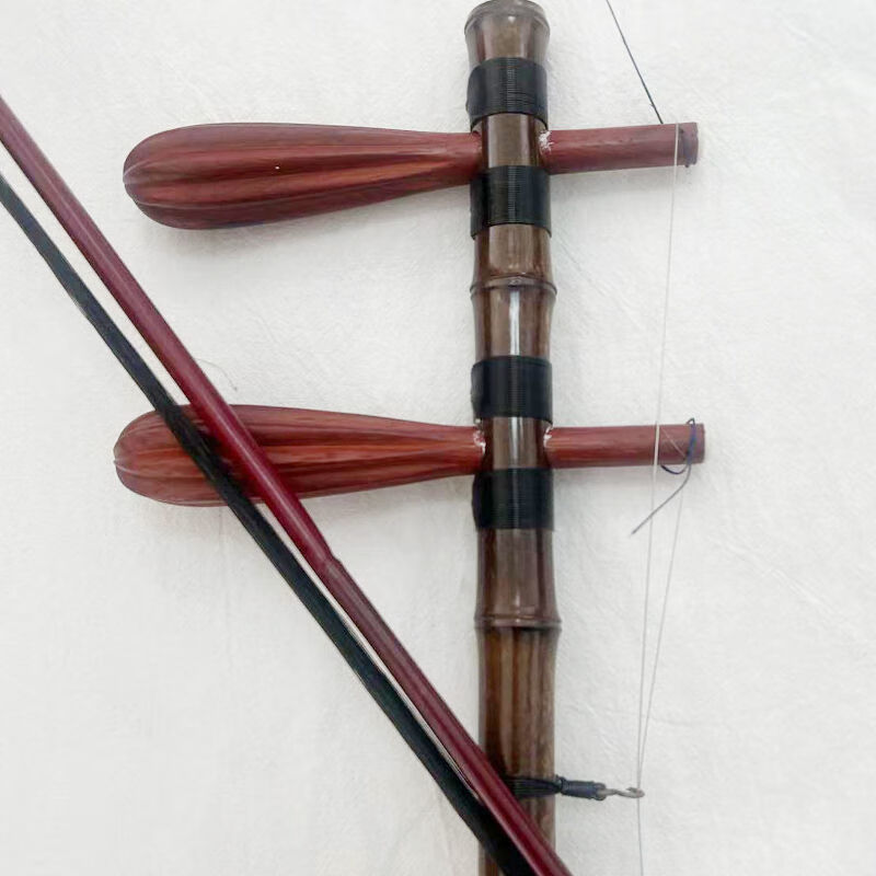 京胡乐器西皮二黄普及学习演奏学生儿童京胡带轻体盒带包配件二黄京胡