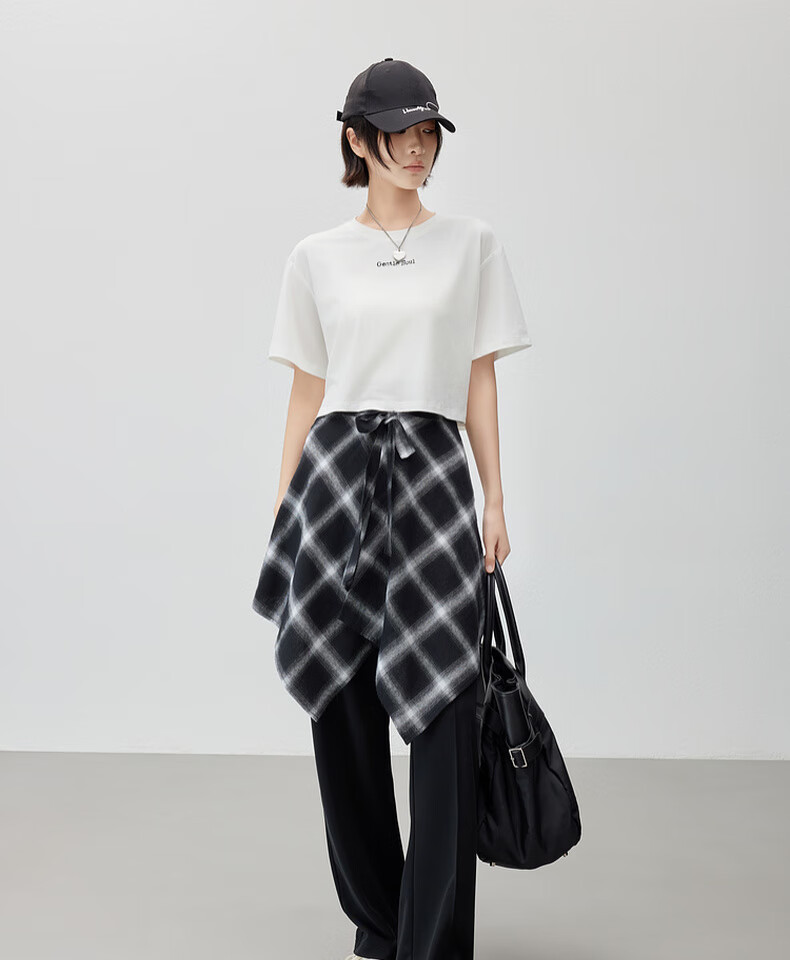 MEIYANG Tilted Line Casual Pants, Modal Blend Vertical Striped Texture Straight-Leg Pants, Black Extended Version, L 23