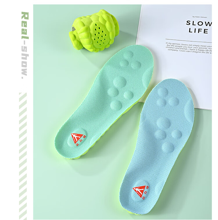 Zulijian Sports Military Training Insoles for Men, Mugwort Sweat-Absorbing, Odor-Resistant, Antibacterial, Long-Standing Arch Support, Green Gray, 2 Pairs, Size 41-42 18
