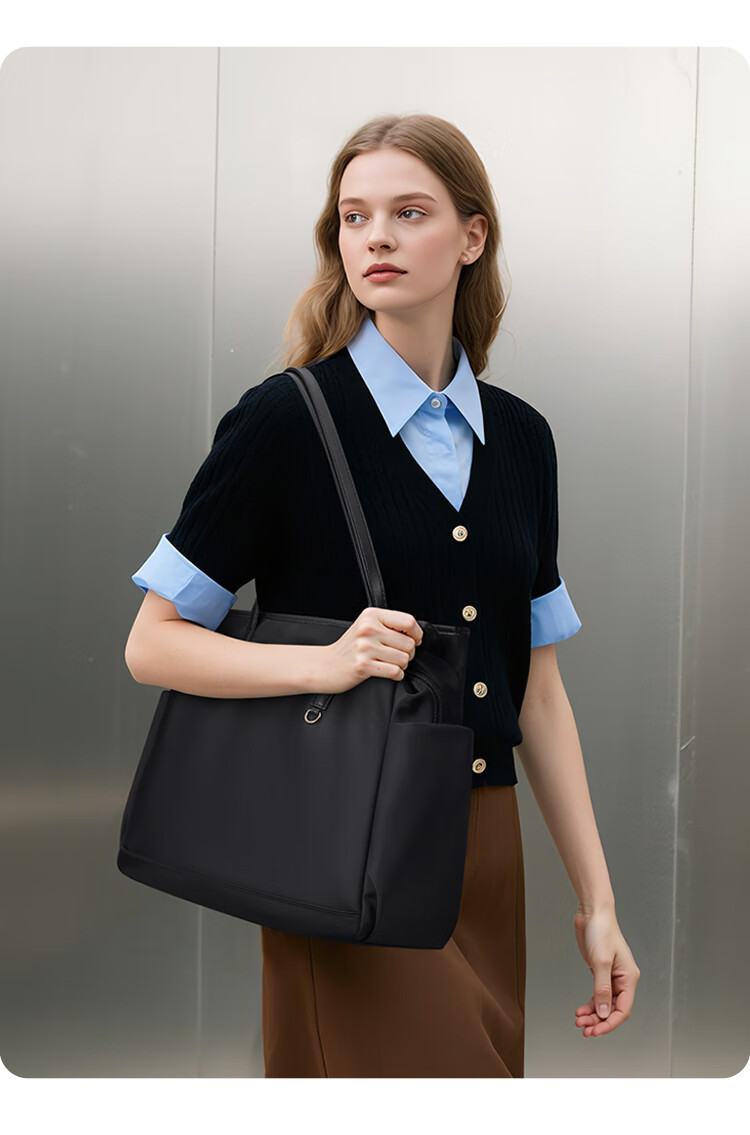 GOLF Shoulder Laptop Bag, Commuter Tote Bag for Women, 14/15.6-Inch Notebook Handbag, Business Large Capacity Briefcase 7