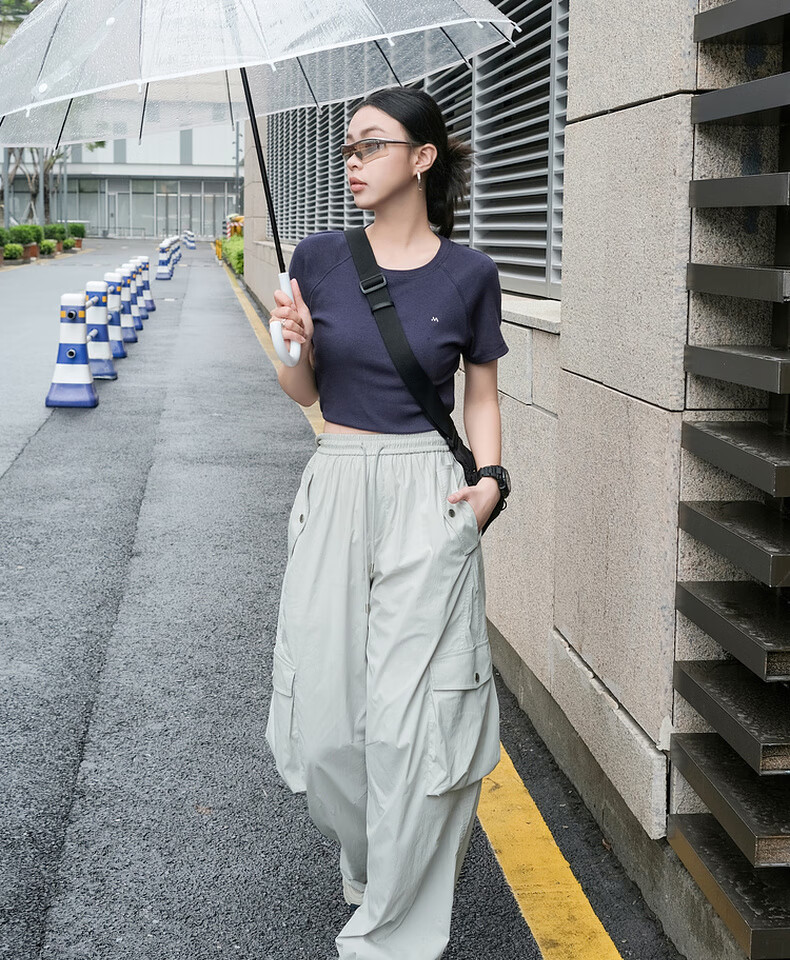 MEIYANG Kongjing Casual Pants, Air-Change UPF100+ Cargo Pants [Small 70 in Stock], Blue-Purple Extended Version, XL 13