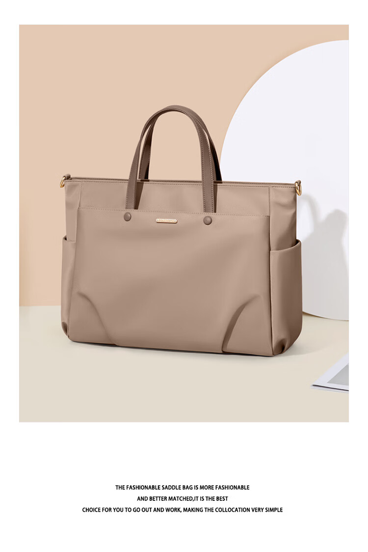 GOLF Laptop Bag for Women, 14/15.6 Inch Handheld Notebook Bag, Huawei Apple Business Briefcase, Shoulder Crossbody Bag 28