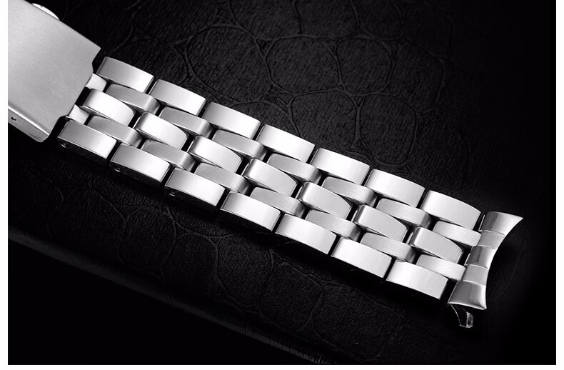 适用于天梭表带prc20系列t461男士t17钢表带t014手表带金属不锈钢