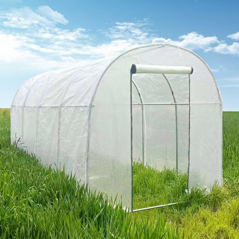 冬天防冻花罩植物过冬保护棚家用温室花房大棚钢管骨架蔬菜植物草花卉