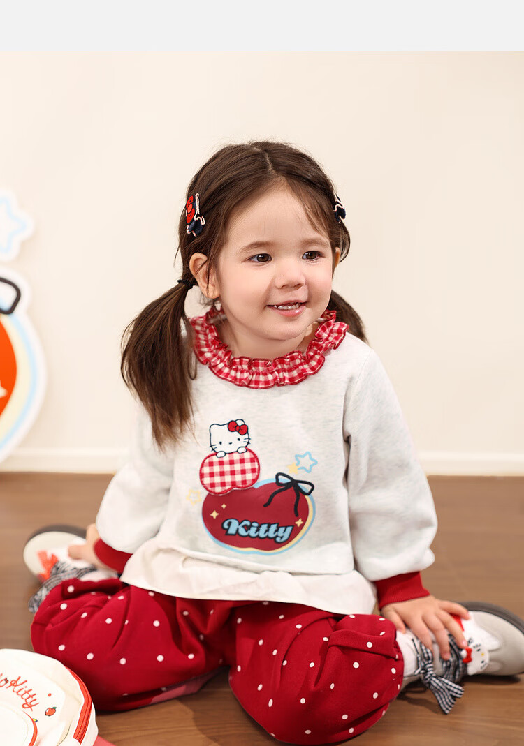 LUSON Little O Dad Baby Girl Sweatshirt Autumn Outfit 2025 New Cartoon Long Sleeve Baby Clothes 22