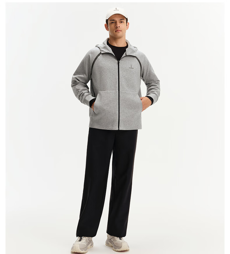 Biyinlefen [Ultra Soft Air Layer] 2025 Autumn New Men's Casual Sports Soft Oversized Hooded Jacket 9