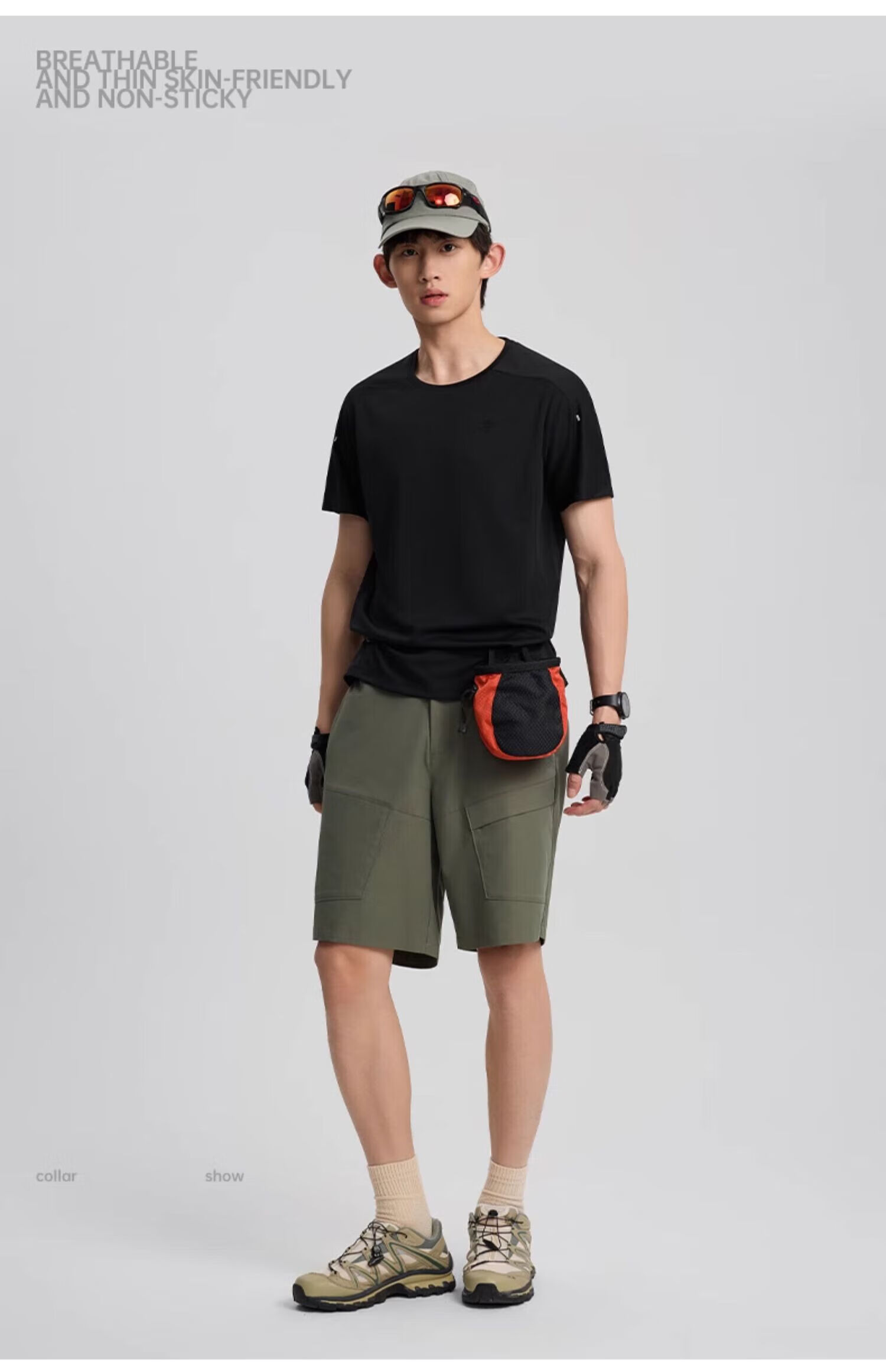 Tantuo Short Sleeve Quick-Dry Breathable Moisture-Wicking T-Shirt 73