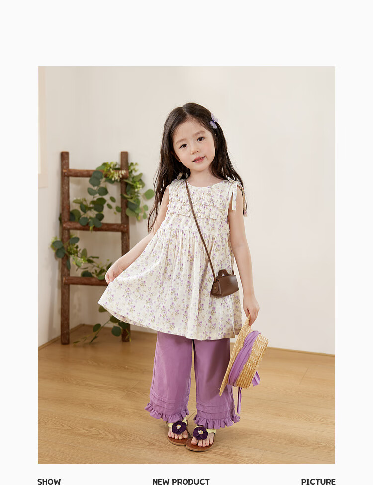 LUSON Children's Clothing, Baby Lace Hollow-Out Dress, Girls' Sleeveless Tank Top And Blouse Set, Summer 2025 17