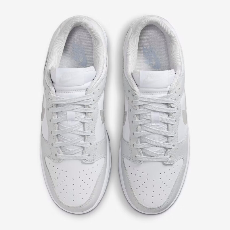 NIKE Women's Casual Shoes, Sneakers, DUNK Classic Simple Sports Shoes, HJ5787-001, White And Gray, Size 36.5 3