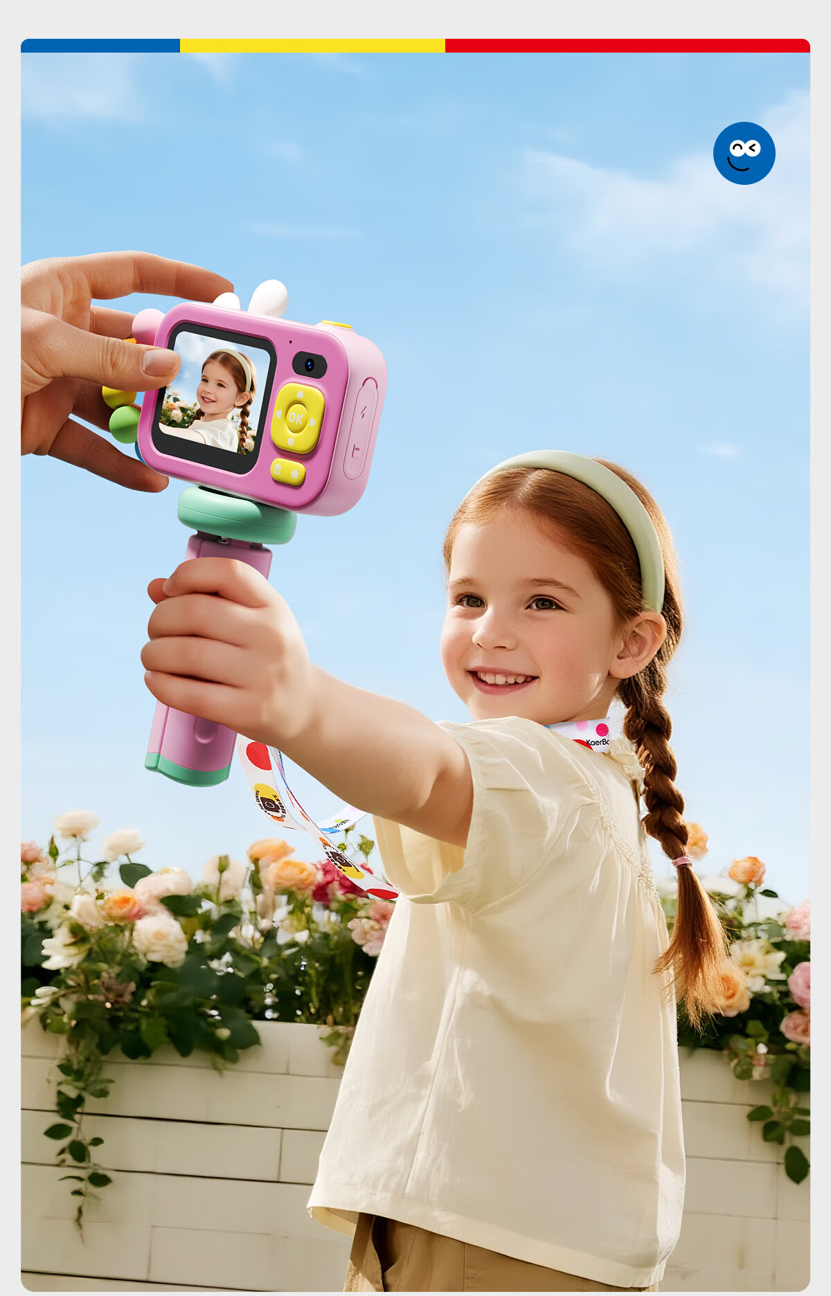 Carlbaby Kids Camera Toy 3-6 Years Instant Print Photo Video Recorder Birthday Gift for Boys and Girls 16