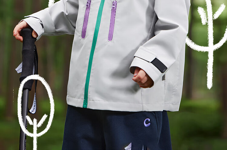 Ciciibear [Xiaodanjiaosanfang] Ciciibear Baby Windbreaker Jacket for Boys And Girls, Spring And Autumn Style 2025 New Model Children's Soft Shell Coat 3